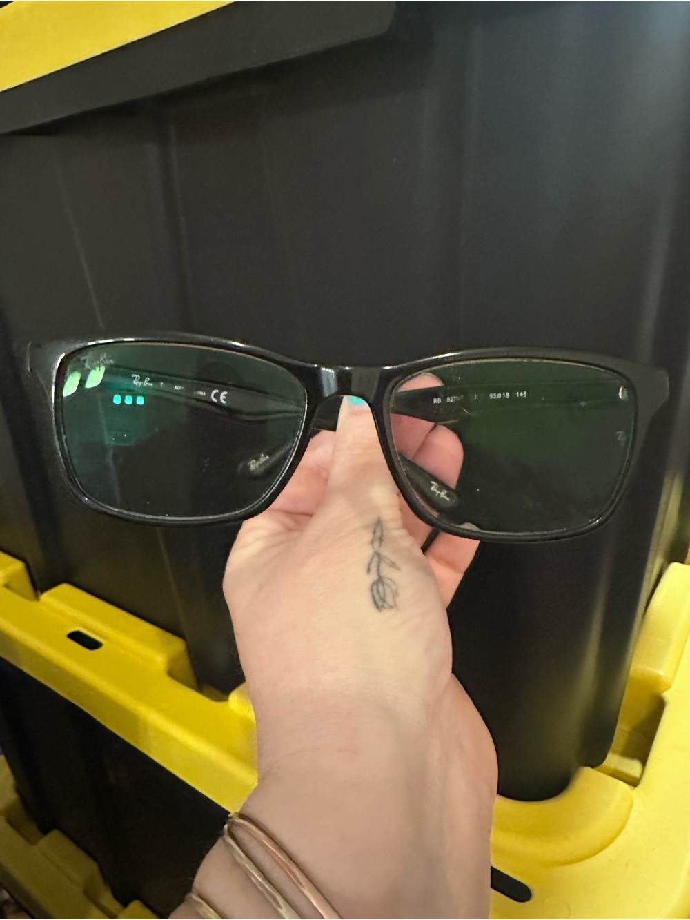 Ray-Ban Black Full-Rim Rectangular Frames